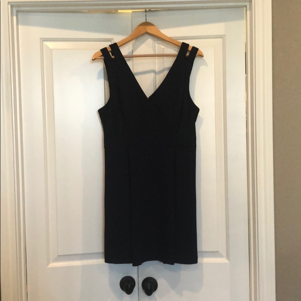 Navy blue mini dress